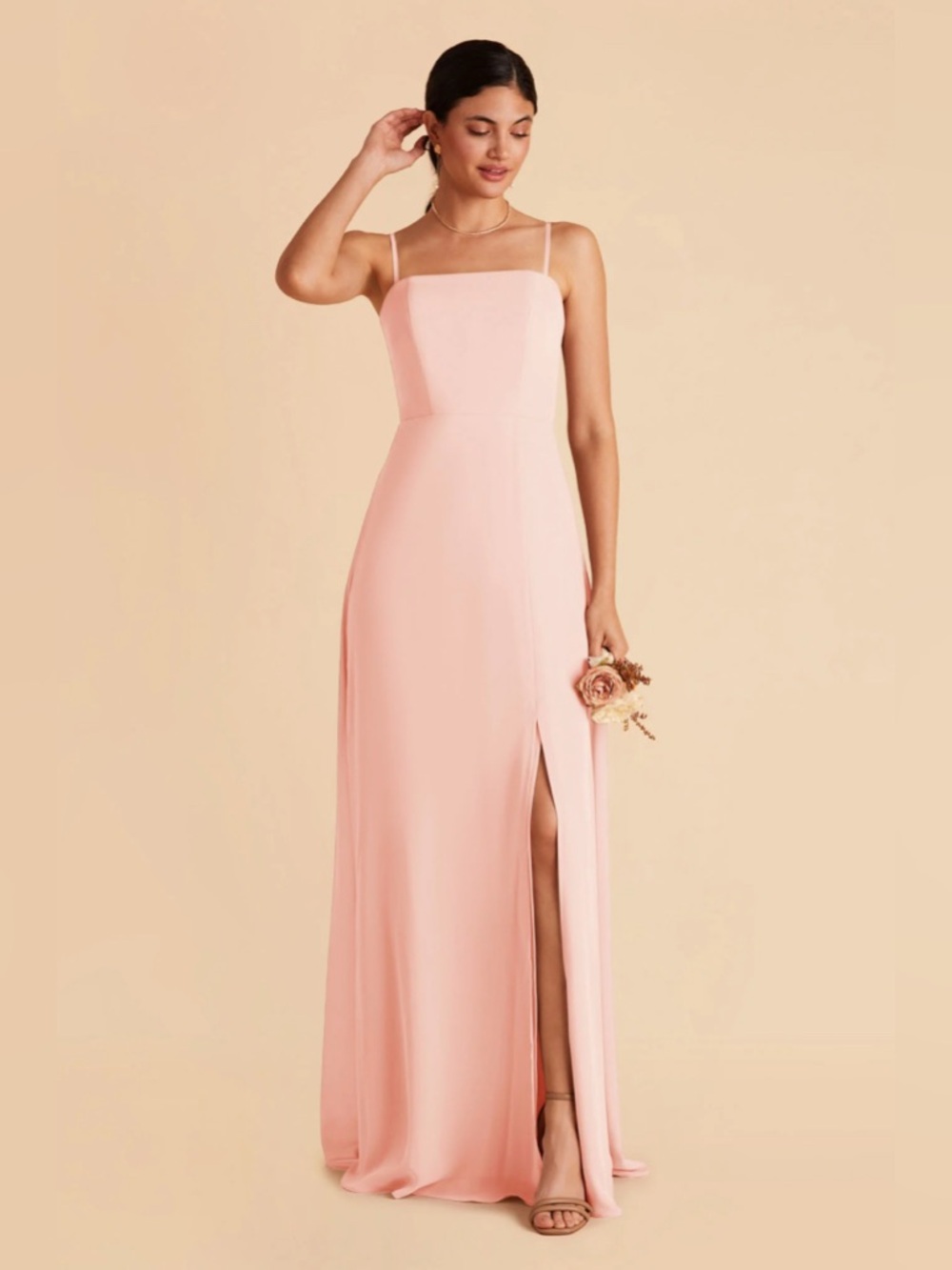 Birdy Grey Chris Convertible Chiffon Dress - Blush Pink